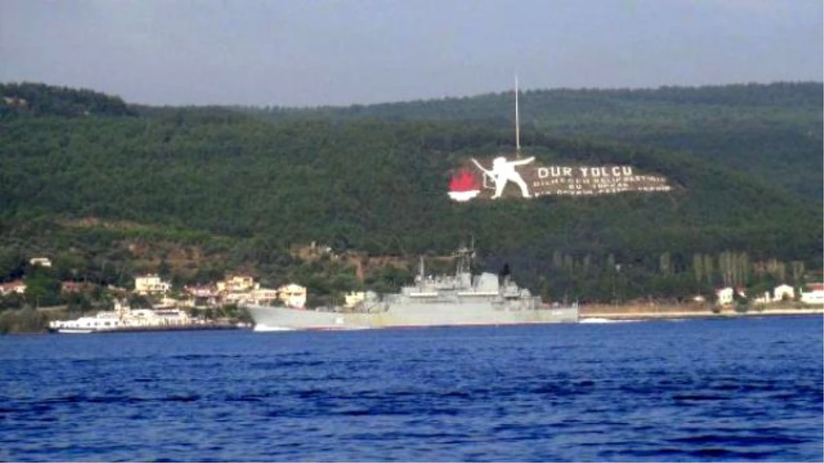 Rus Savaş Gemisi Akdeniz Yolunda