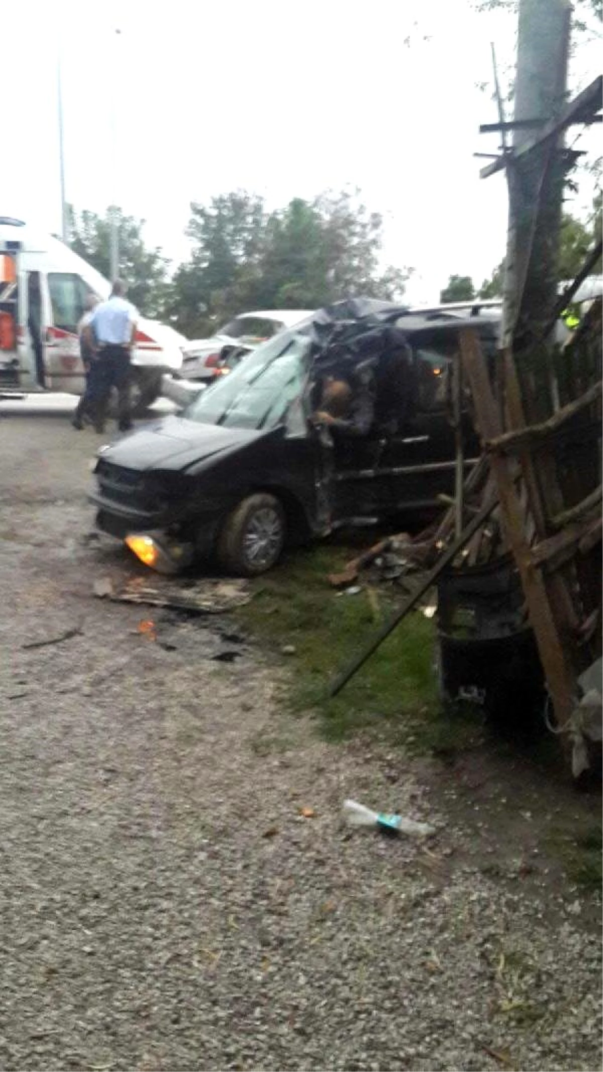 Samsun\'da Kaza : 1 Ölü, 3 Yaralı