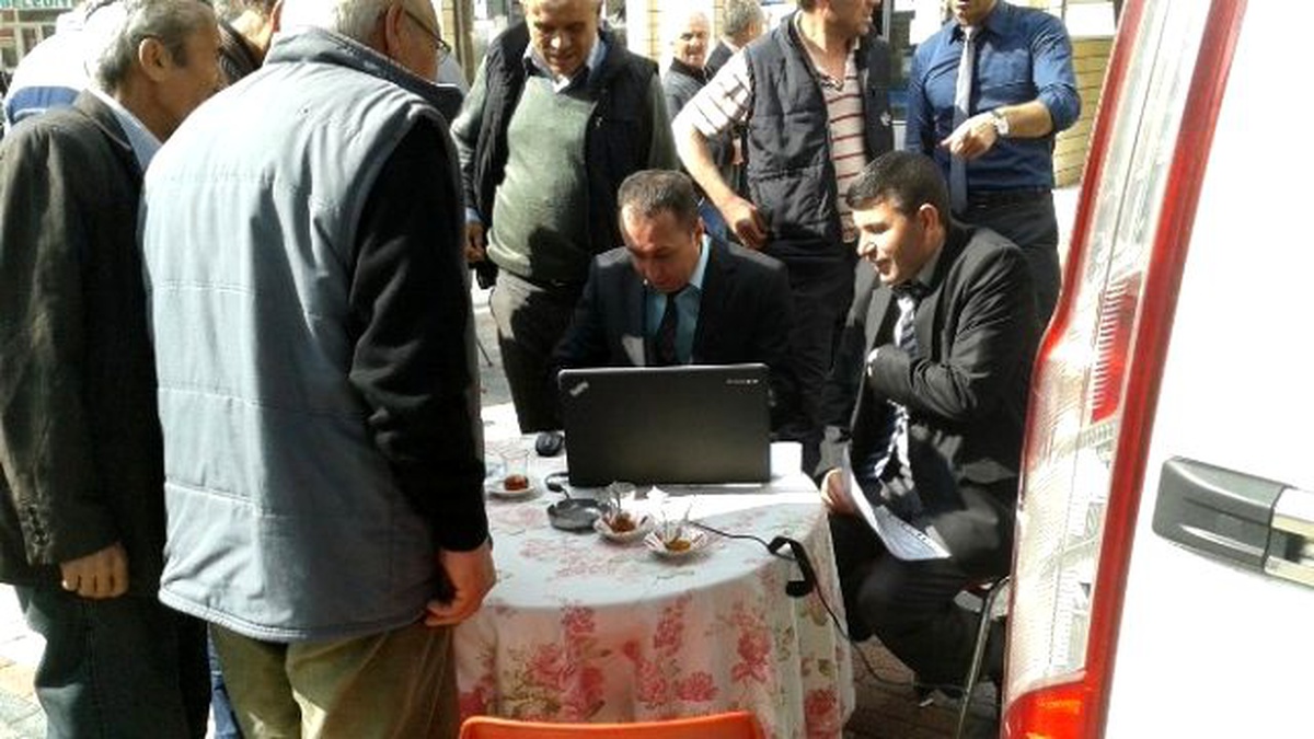 Sgk\'dan Keleslilere Mobil Hizmet