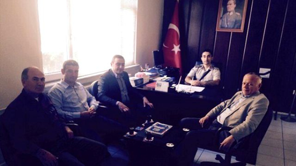 Uysal ve Yönetiminden Komutana Ziyaret