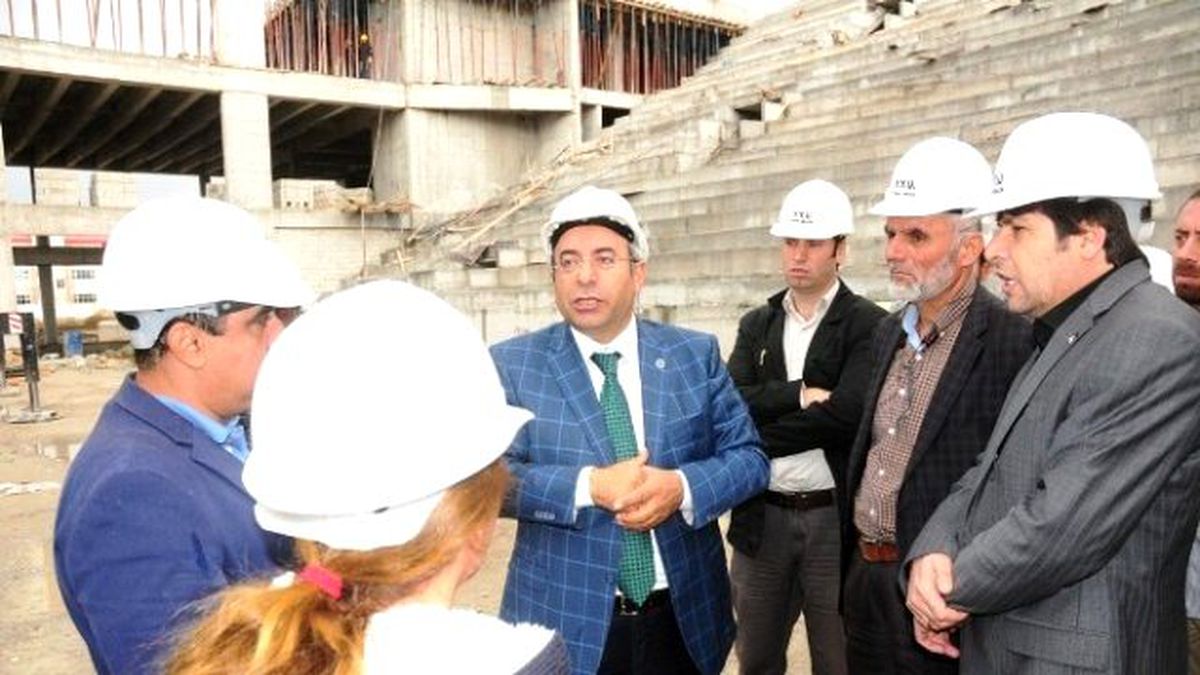 Yyü\'de İnşaatlar Hızla İlerliyor
