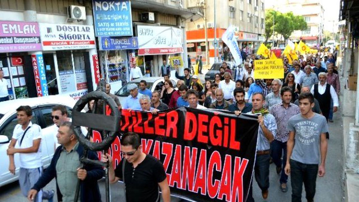 Ankara\'da Saldırı Söke\'de Kınandı