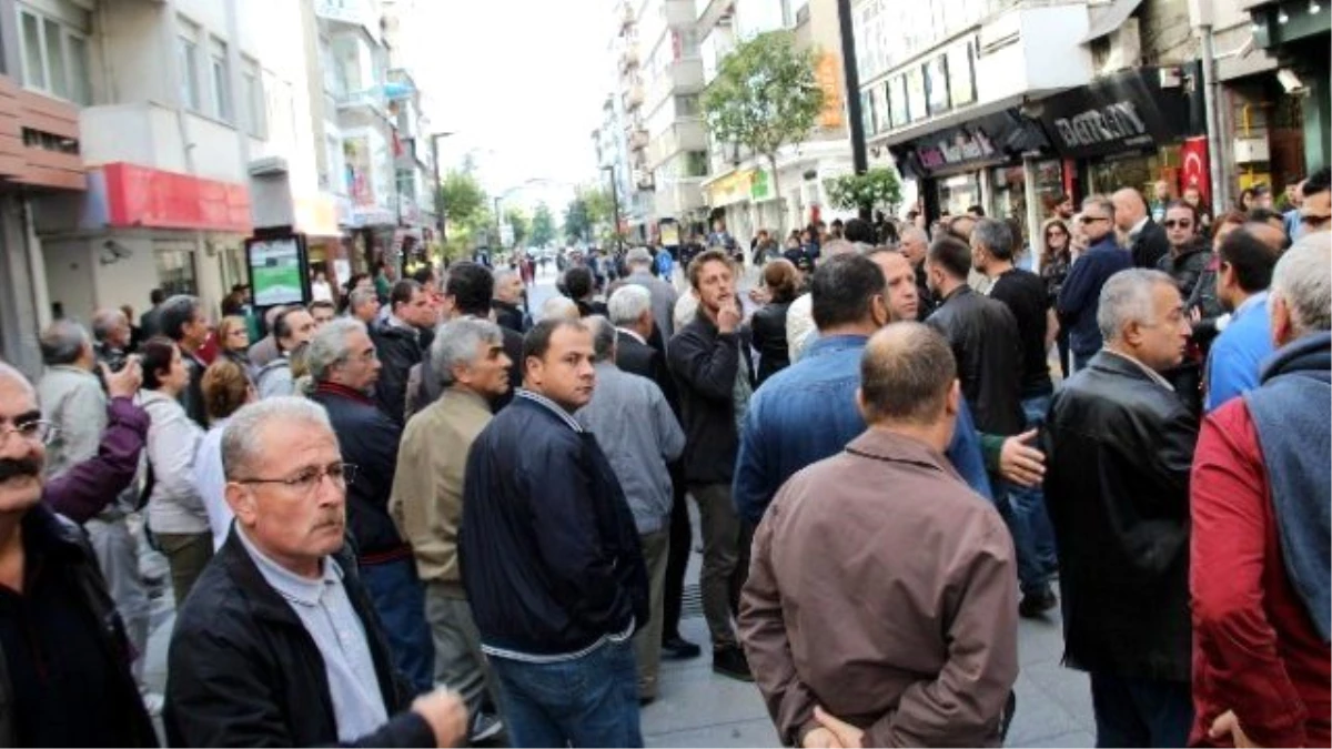 Ankara\'daki Saldırıya Tepki Eyleminde Gerginlik