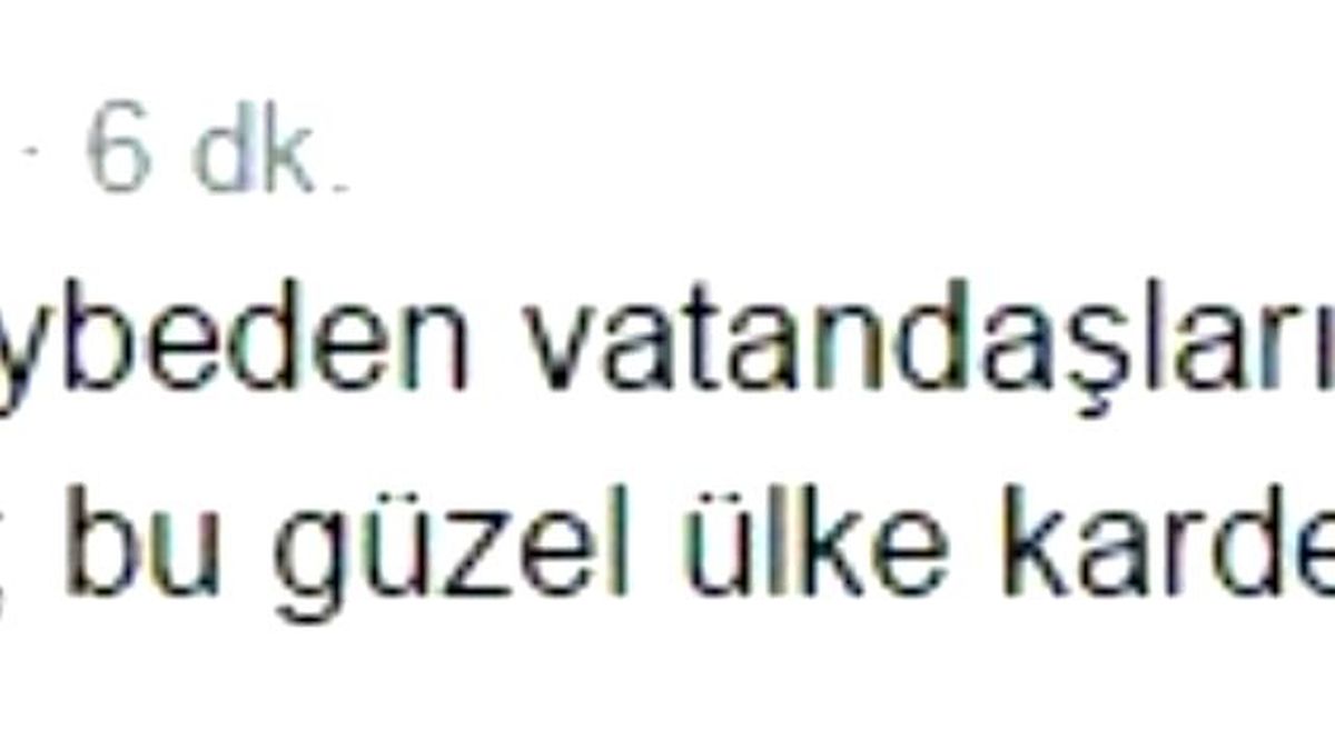 Arda Turan\'dan Başsağlığı Mesajı