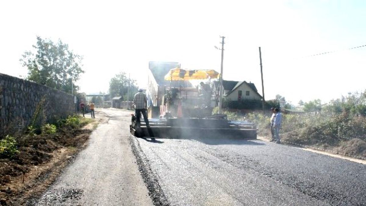 Düzce Belediyesi 70 Bin Ton Asfalt Serdi