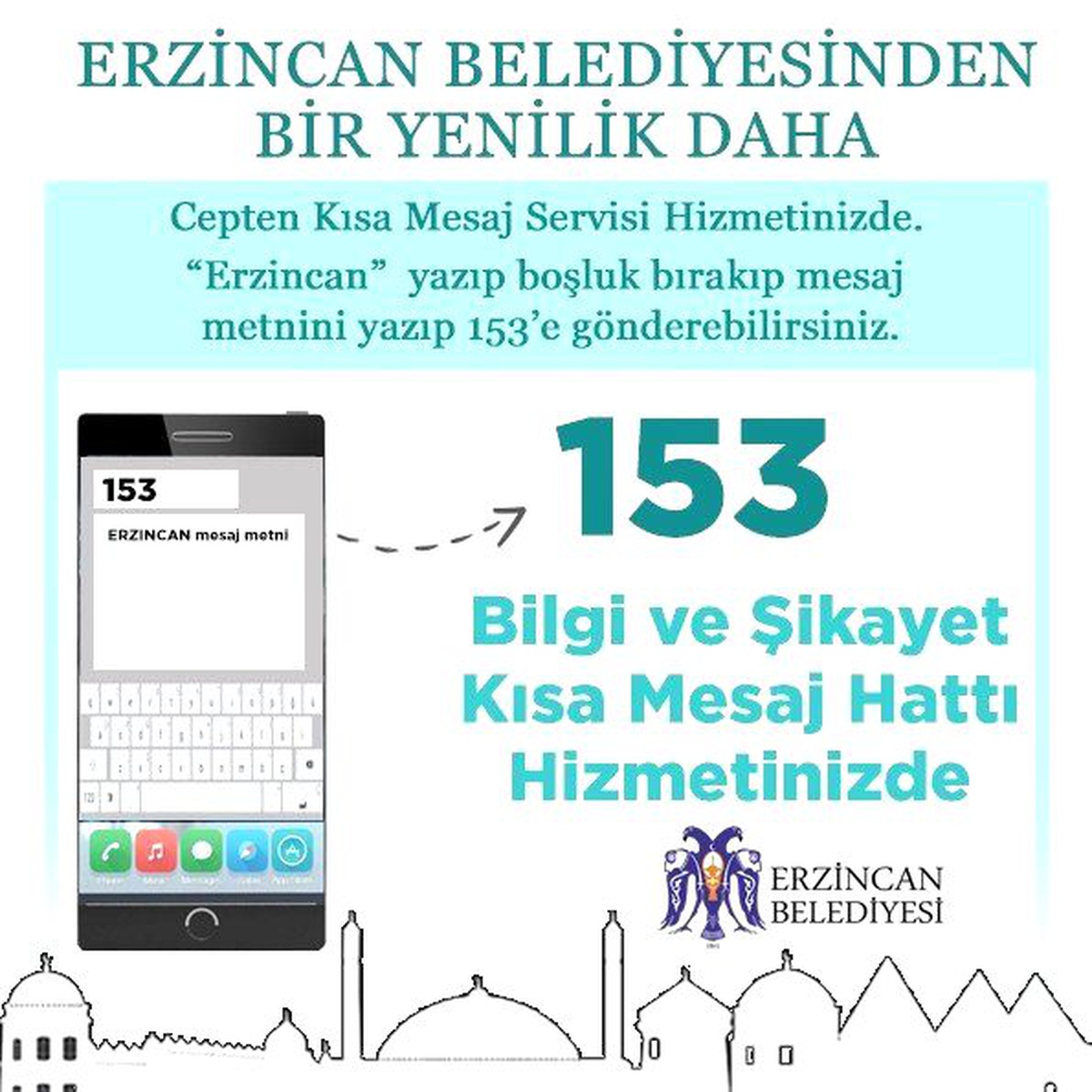 Erzincan Belediyesine Ulaşmak Artık Daha Kolay