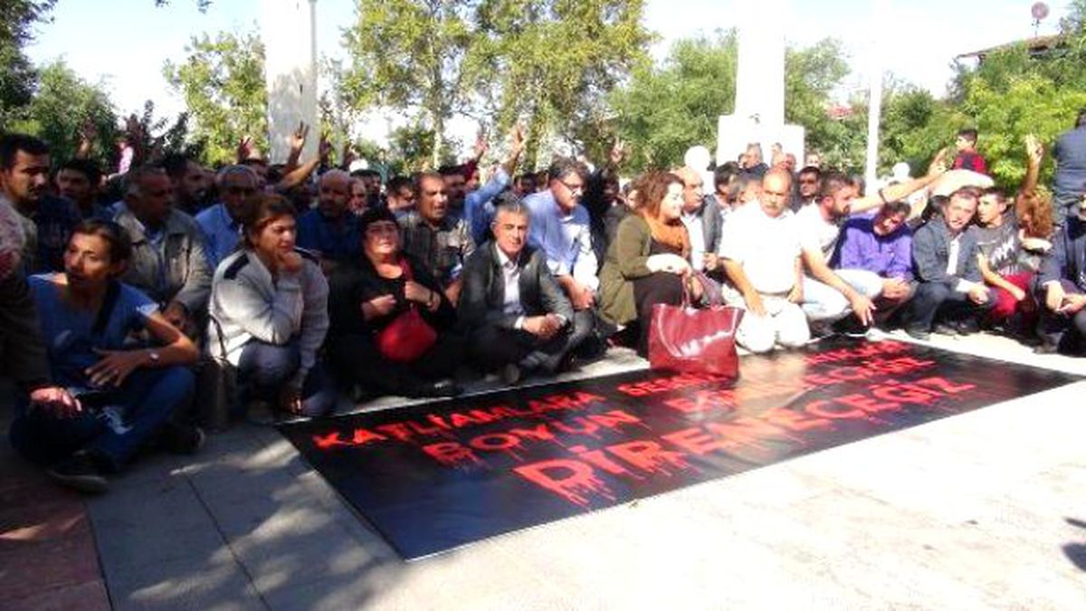Gaziantep\'te Ankara\'daki Terör Saldırısı Protesto Edildi