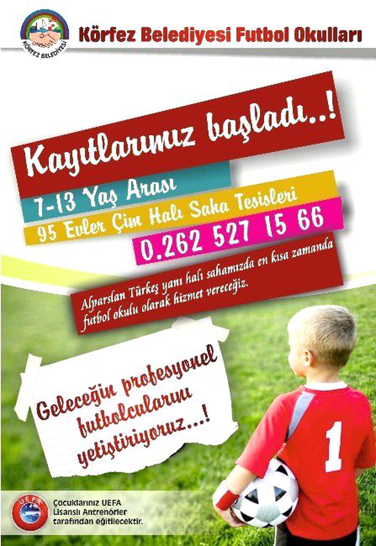 Körfez Futbol Okulu Minik Yetenekler Arıyor