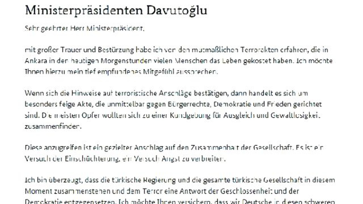 Merkel: "Bu Terör Saldırıları Doğrudan Sivil Haklar, Demokrasi ve Barışı Hedefleyen Korkakça Bir...