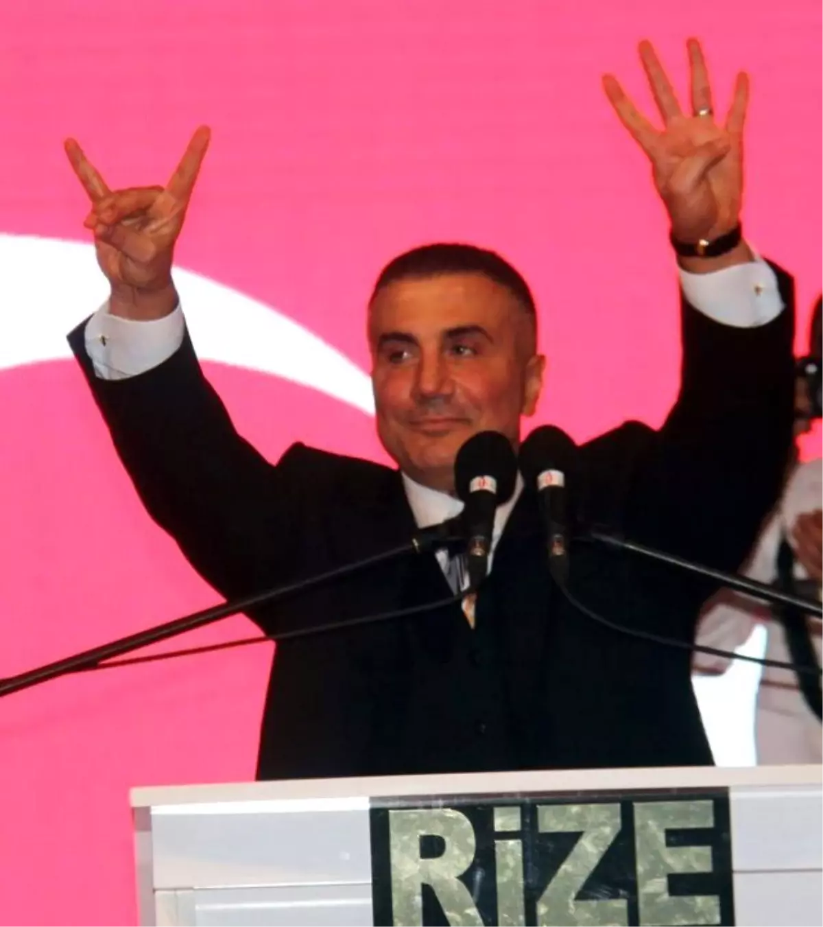 Sedat Peker Rize\'de Teröre Lanet Mitingi Yaptı