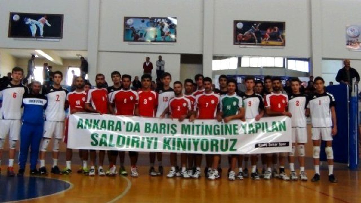 Erciş Şekerspor ile Tvf Spor Lisesi\'nden Terör Saldırısına Ortak Kınama