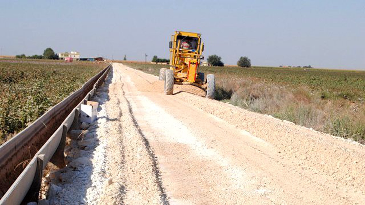 Harran Kırsalında Asfaltlama Çalışmaları