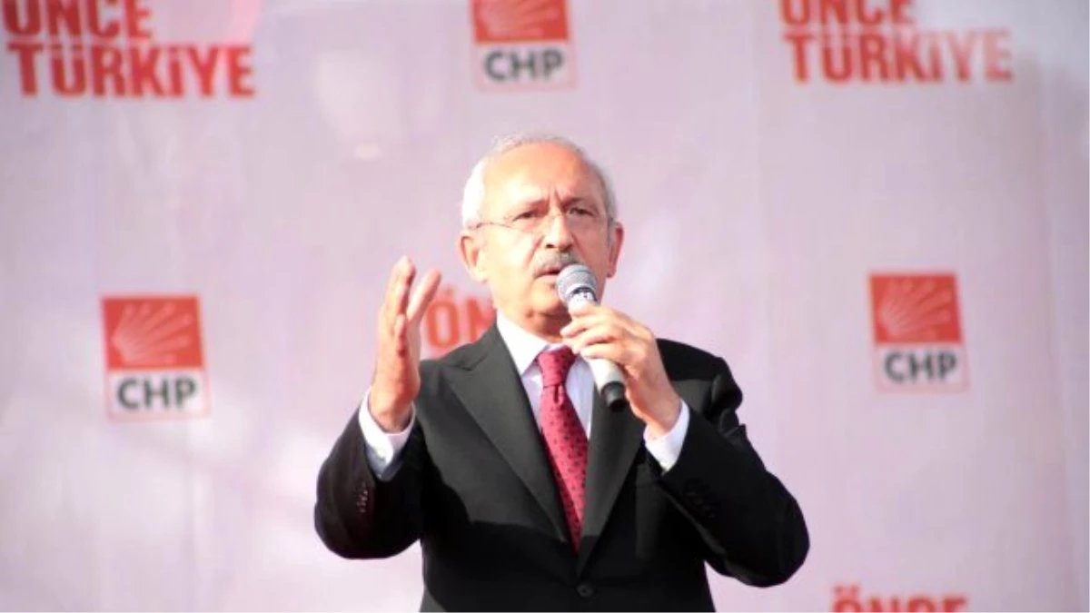 Kılıçdaroğlu: Mafya Babası Miting Yapıyor Savcıdan \'Tık\' Yok