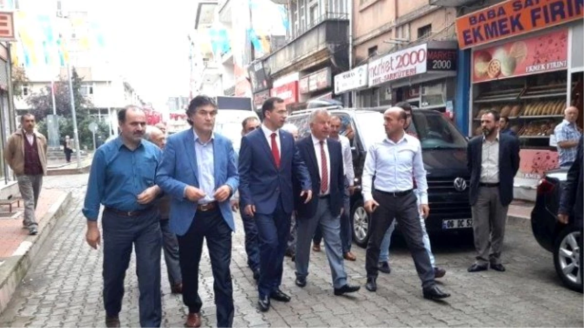 AK Parti Trabzon Milletvekili Adayları Günnar ve Cora Seçim Çalışmalarını Sürdürüyor