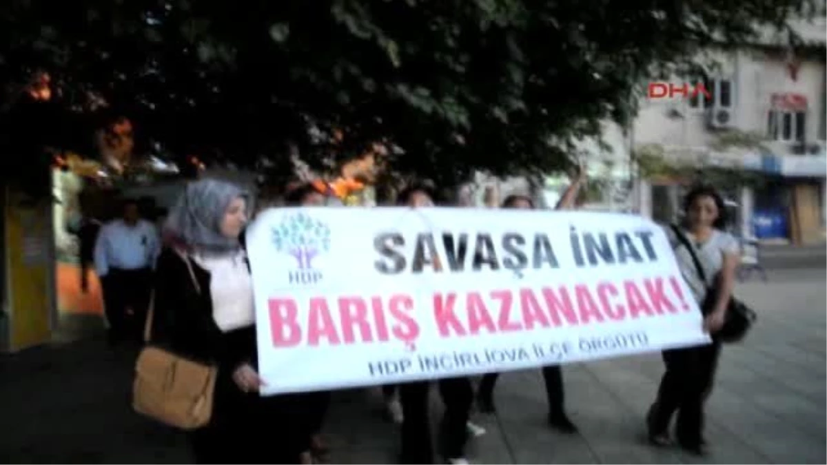 Aydın - Ankara\'daki Bombalı Saldırı İncirliova\'da Protesto Edildi