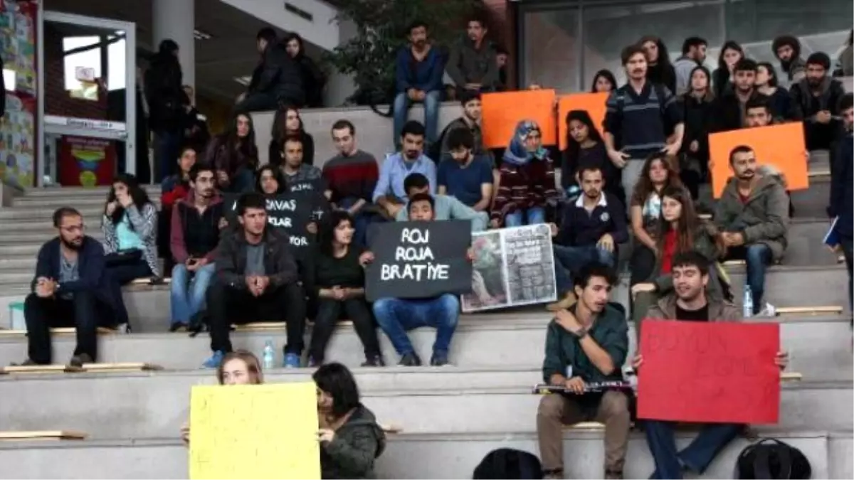 Bolu\'da Üniversite Öğrencileri Saldırıyı Protesto Etti