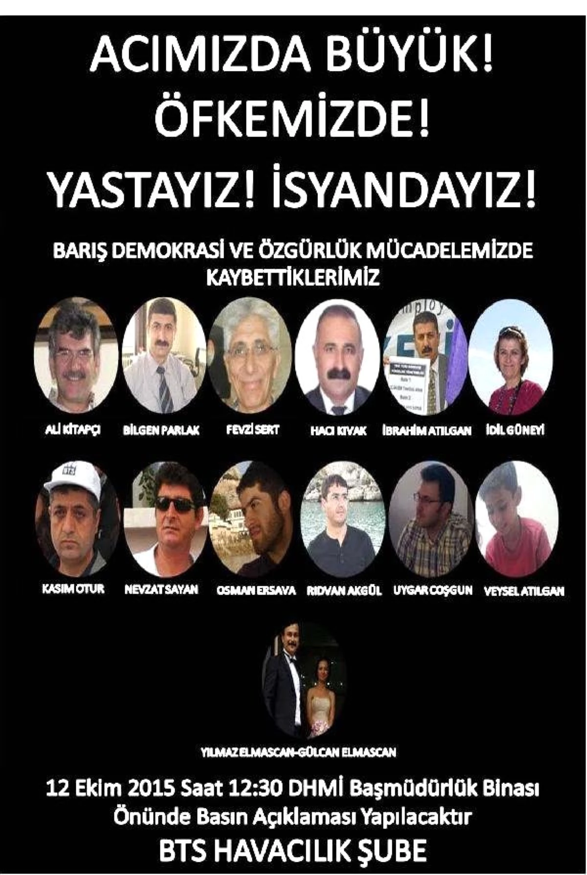 Bts Ankara\'da Ölenler İçin Atatürk Havalimanı\'nda Anma Töreni Düzenledi
