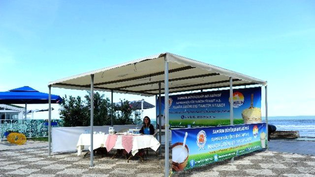 Büyükşehir\'den Manda Ürünleri Standı