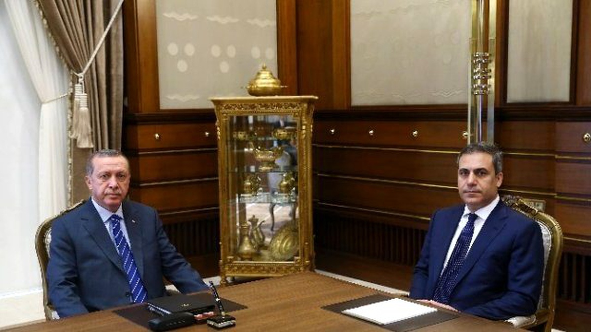 Cumhurbaşkanı Erdoğan, MİT Müsteşarı Fidan\'ı Kabul Etti