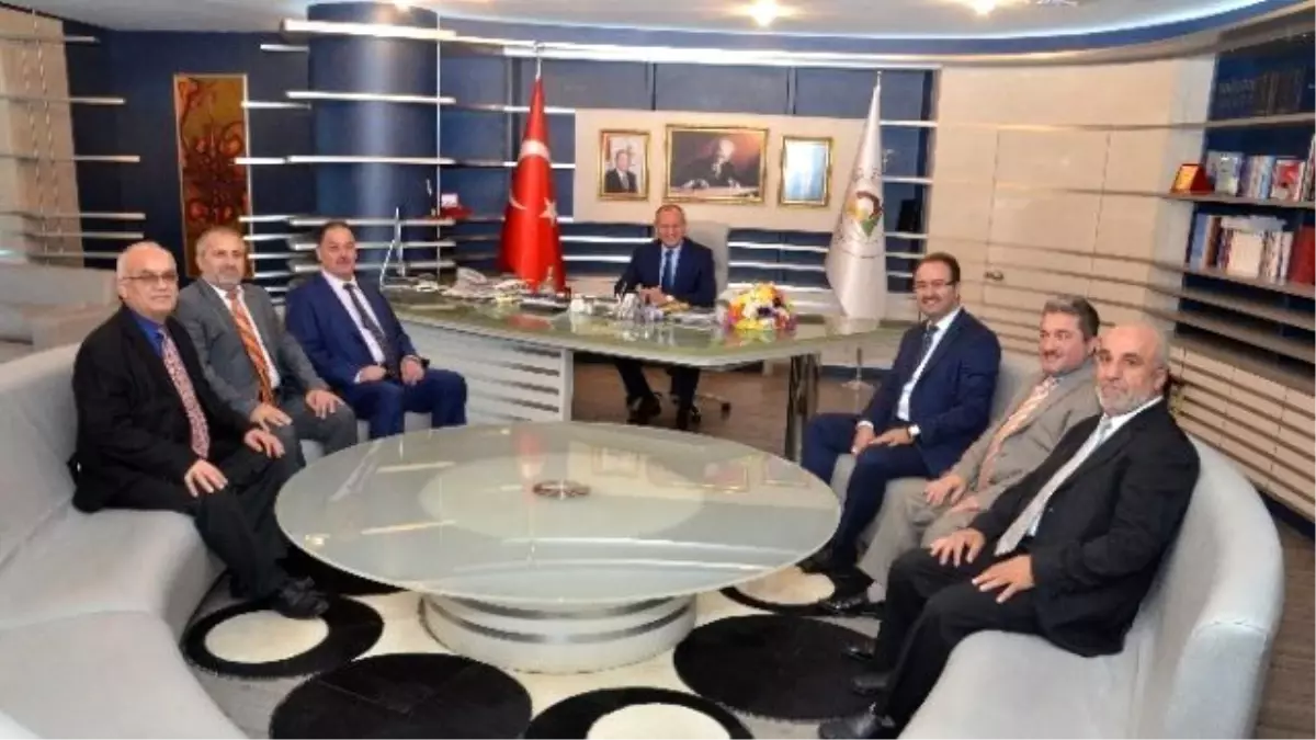 Din Görevlilerinden Başkan Keleş'e Ziyaret