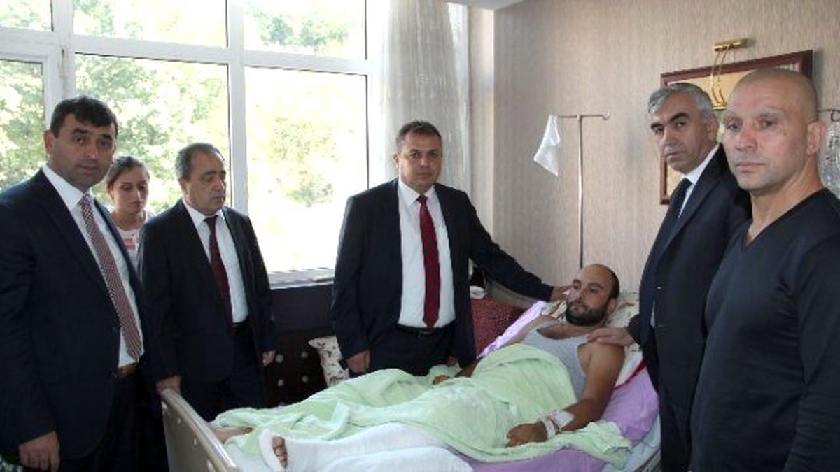 Gmis, Yaralılara "Geçmiş Olsun" Ziyareti
