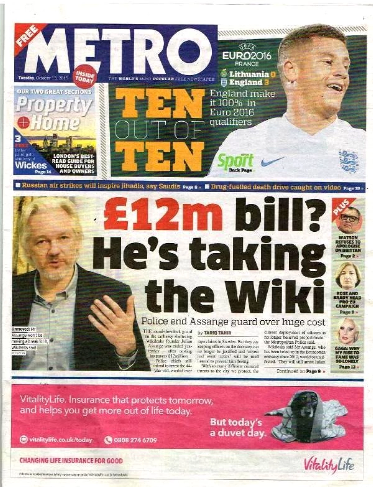 Assange\'ın İngilizlere Maliyeti 12 Milyon Sterlin
