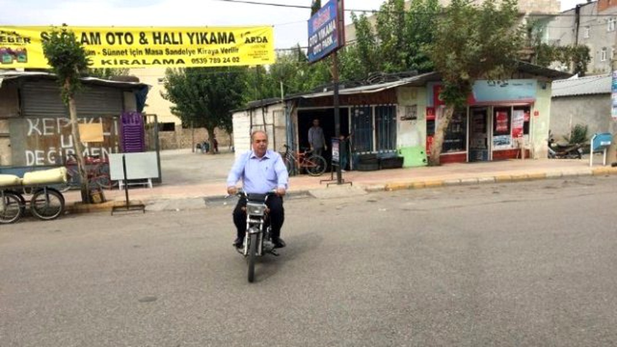 Başkan Kutlu, Bu Kez de Motosiklet Kullandı