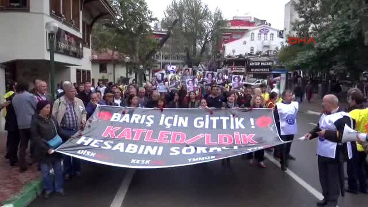 Bursa Ankara\'daki Katliam, Bursa\'da Protesto Edildi