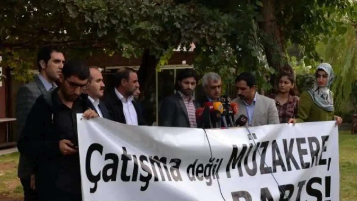 Diyarbakır\'da 16 Stk\'dan Çağrı: Ateşkese Olumlu Cevap Verilsin, Operasyonlar Durdurulsun