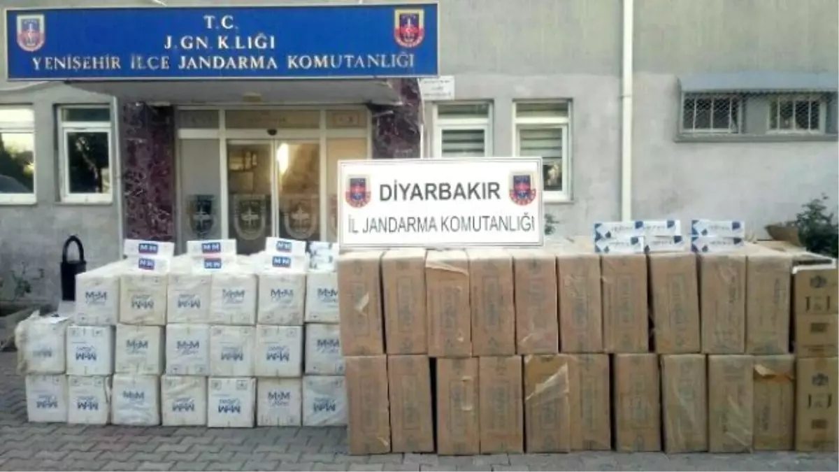 Diyarbakır\'da 51 Bin 670 Paket Kaçak Sigara Ele Geçirildi