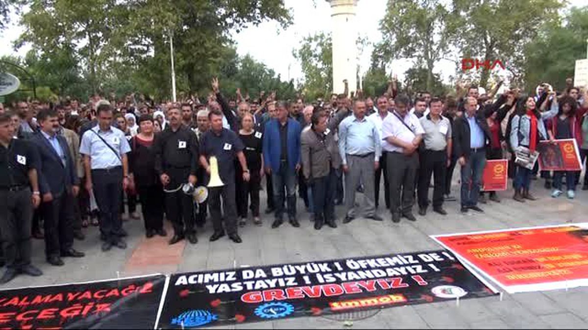 Gaziantep\'te Sendikalar Protesto İçin İş Bıraktı
