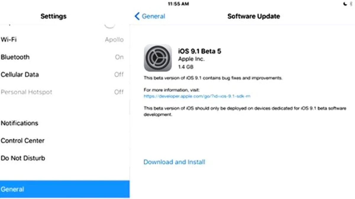 İos 9.1 Beta 5 Yayınlandı!
