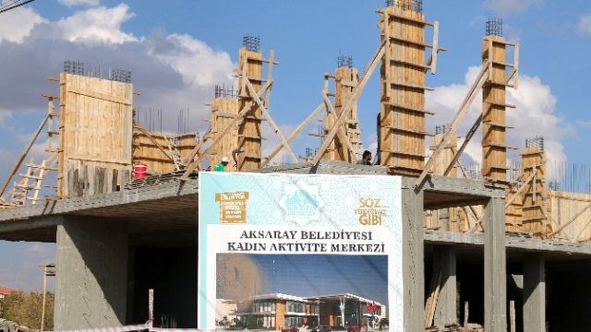 Aksaray\'da Kadın Aktivite Merkezi Çalışmaları Sürüyor