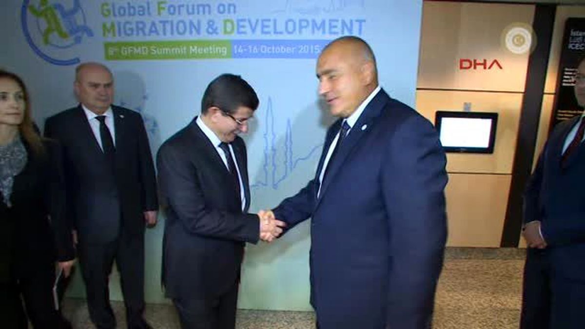 Davutoğlu Bulgaristan Başbakanı Borisov ile İstanbul\'da Bir Araya Geldi..