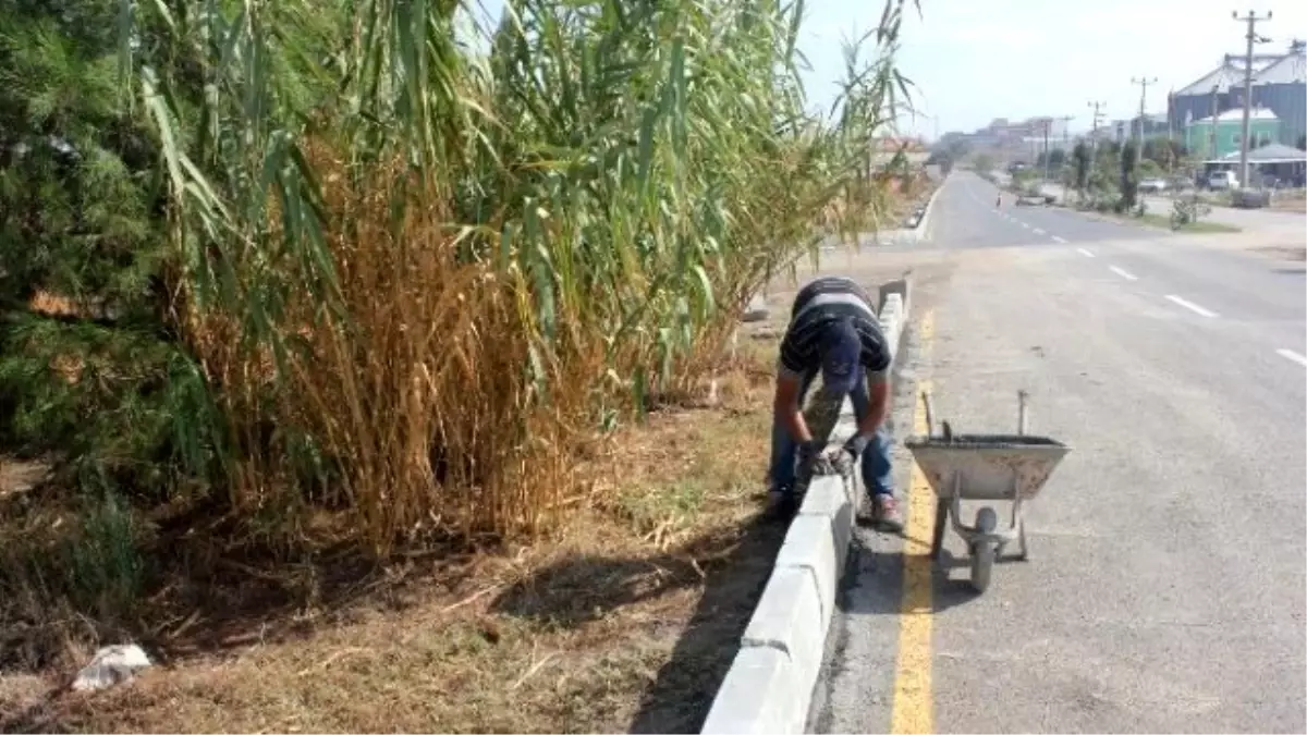 Eski Manisa Yolunda Bordür Çalışmaları Başladı