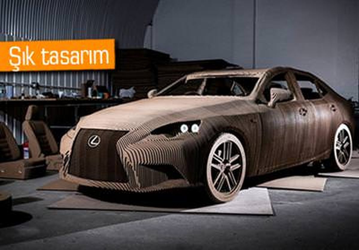 Lexus\'tan Kartondan Gerçek Araba