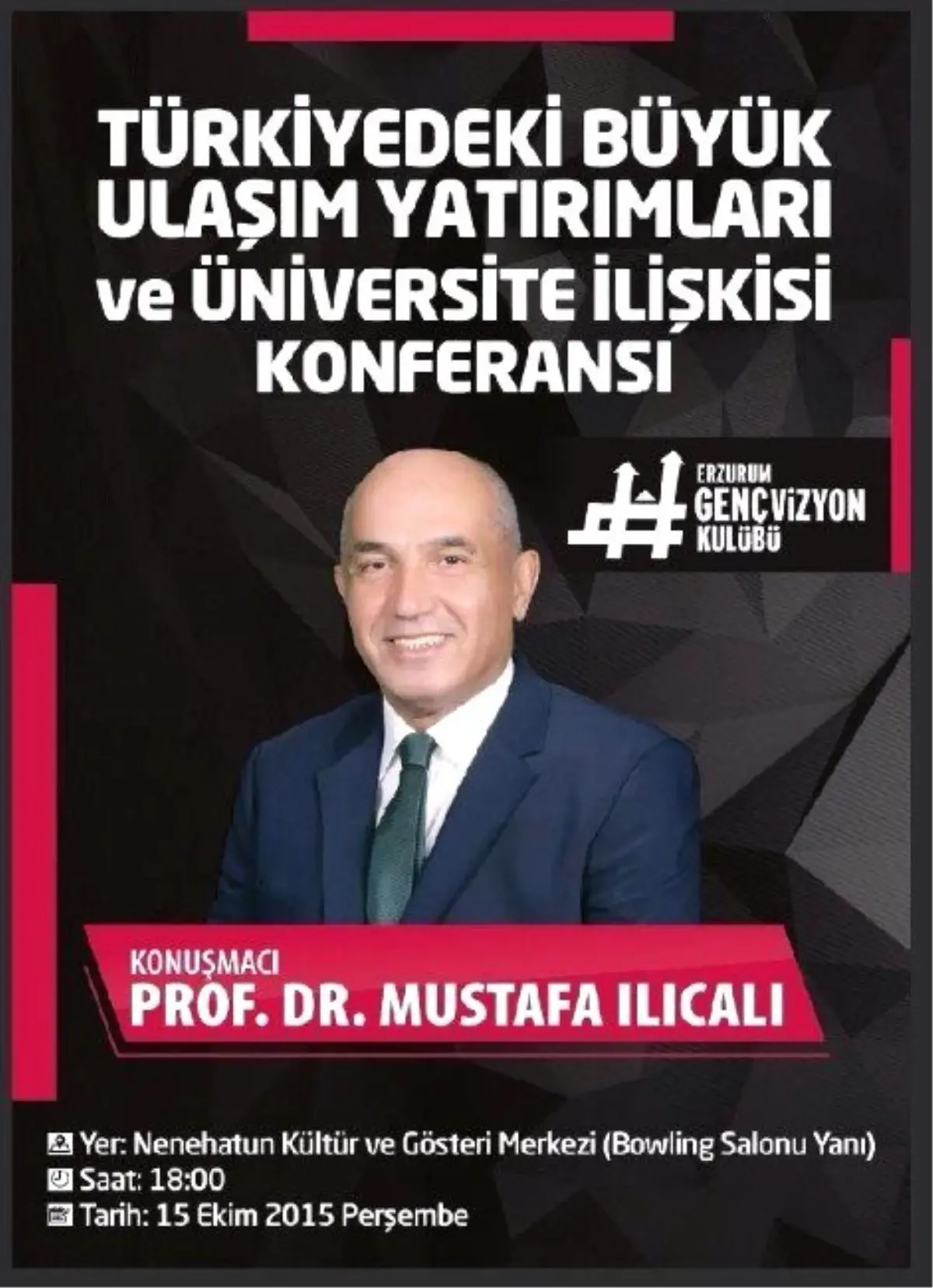 Prof. Dr. Ilıcalı, Türkiye\'deki Ulaşımı Anlatacak