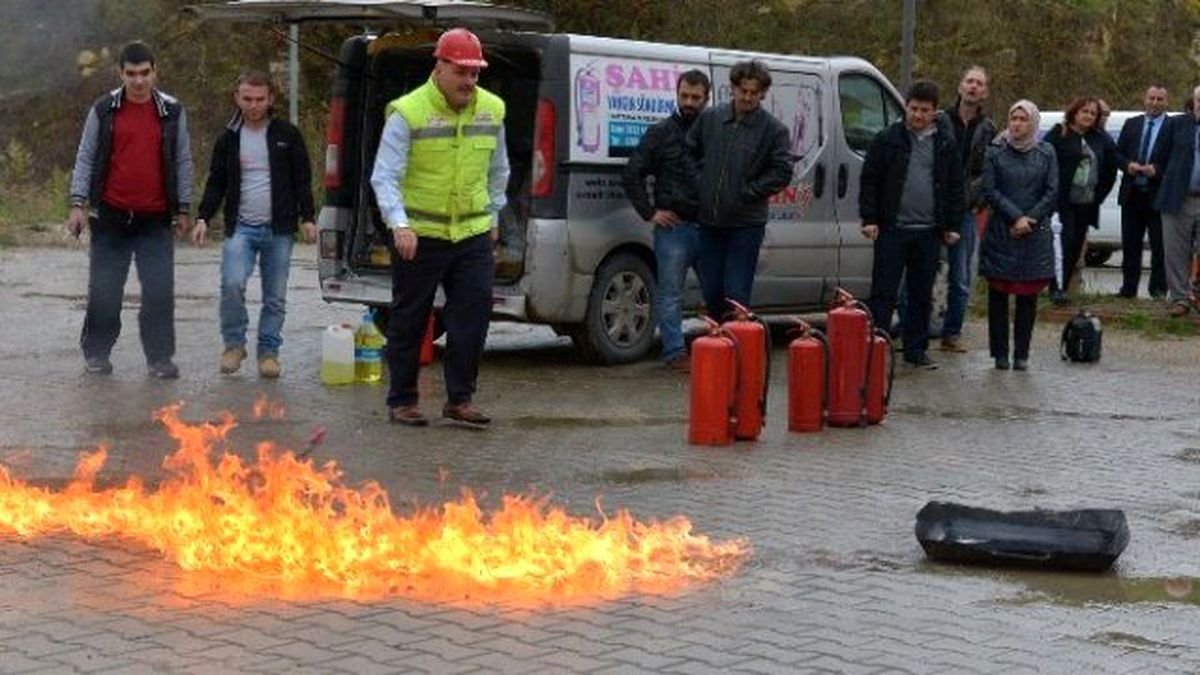 Saü\'de Yangın Tatbikatı