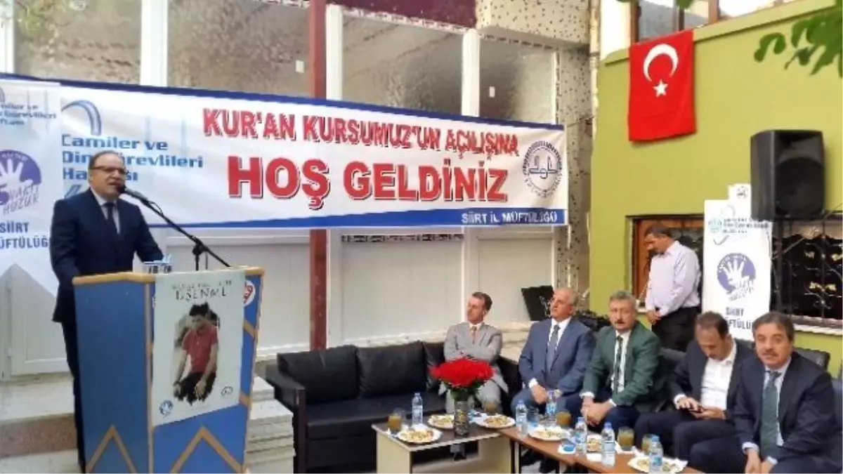 Siirt\'te Kuran Kurslarının Açılışı Yapıldı