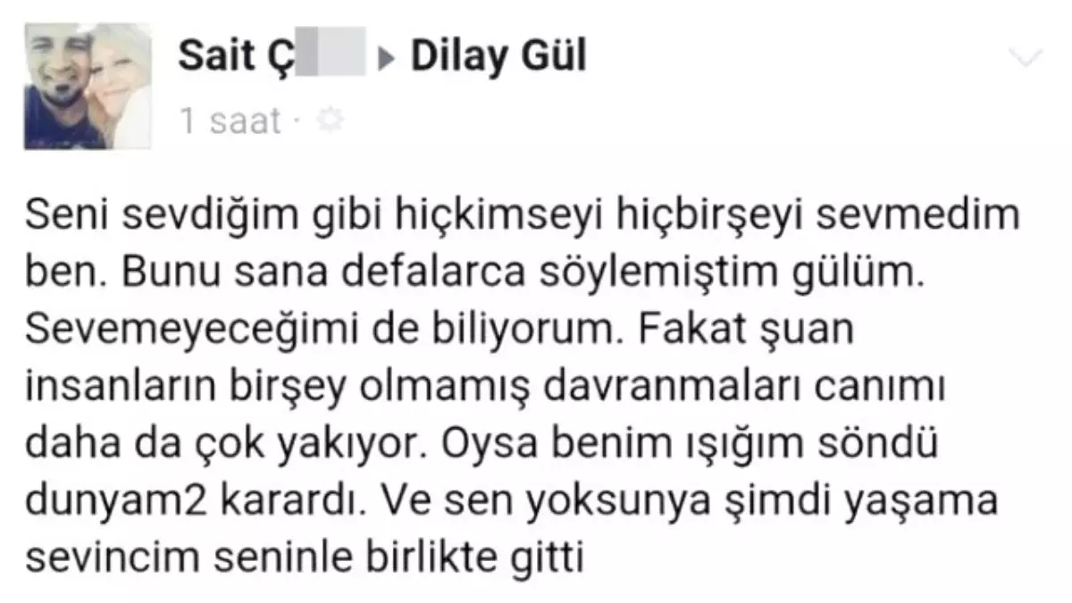 Üniversiteli Dilay\'ın Sevgilisinden Duygu Yüklü Mesaj