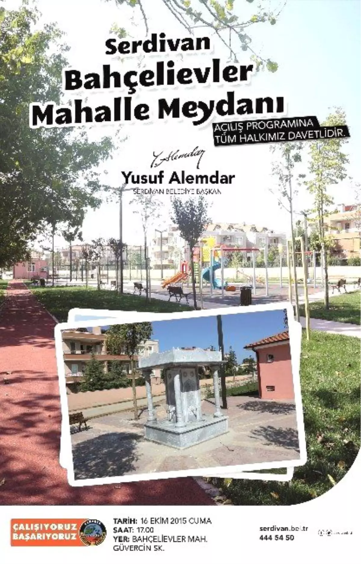 Bahçelievler Mahalle Meydanı Hizmete Giriyor