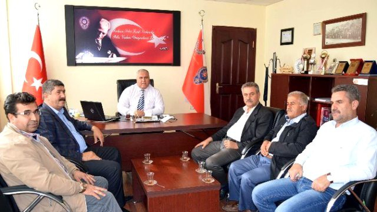 Besni Emniyet Müdürüne Taziye Ziyareti
