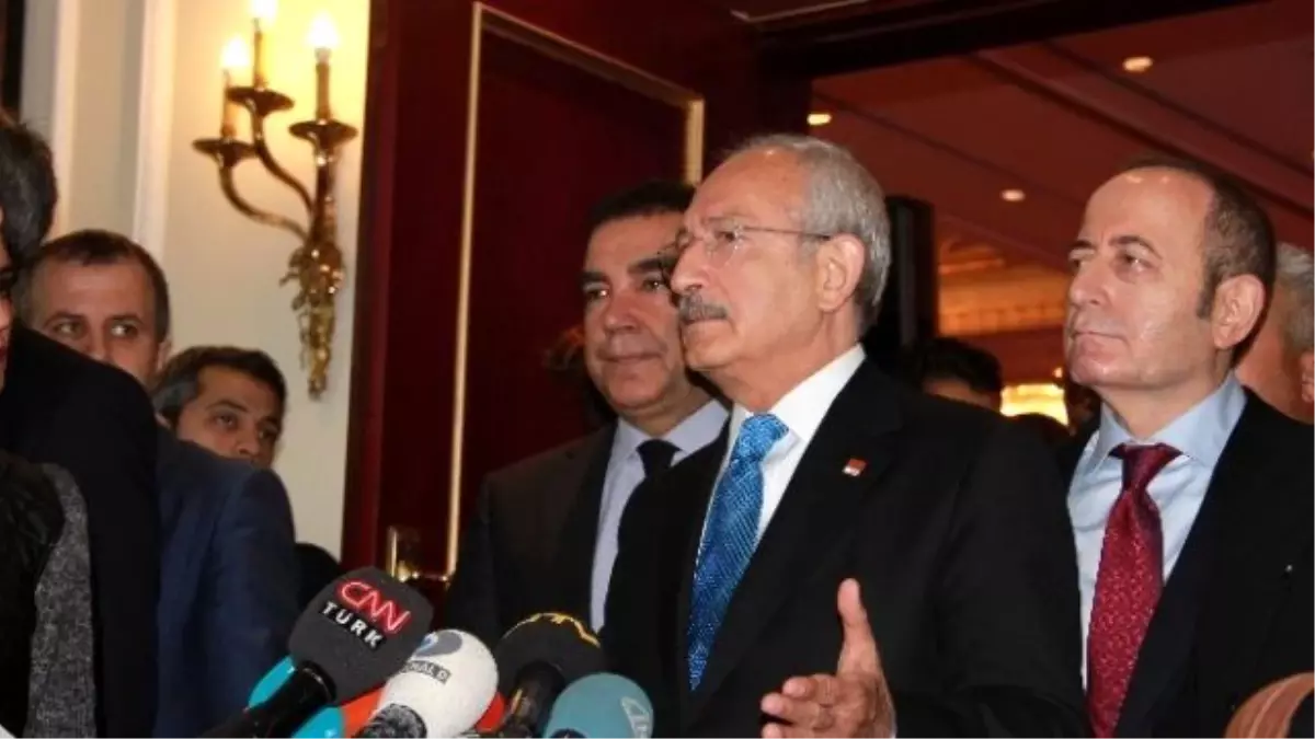 Kemal Kılıçdaroğlu: "2 Bakanın İstifa Etmemesi Yüreğimde Derin Bir Yaradır"