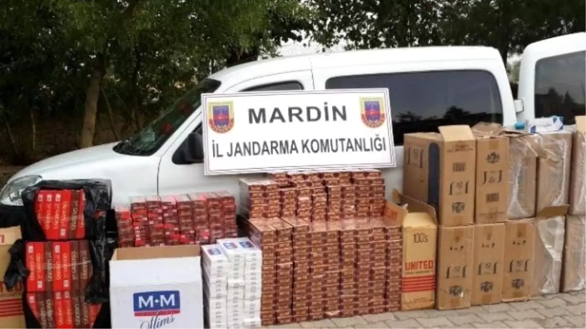 Mardin\'de 16 Bin Paket Kaçak Sigara Ele Geçirildi