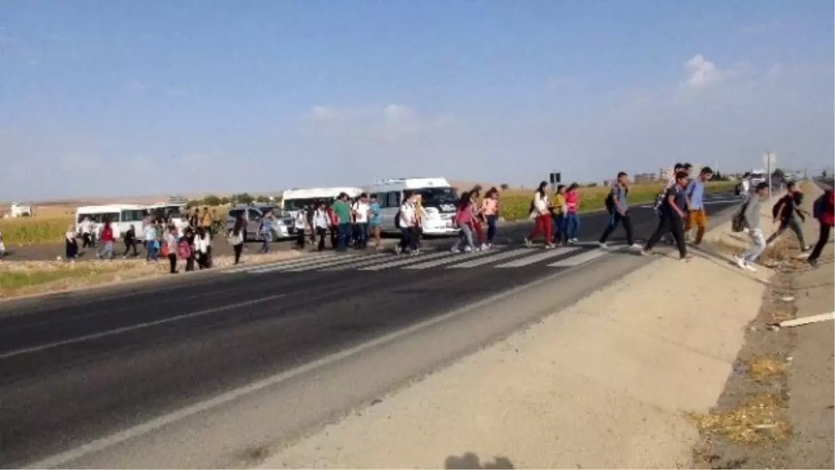 Nusaybin\'de Tehlikeli Okul Yolculuğu