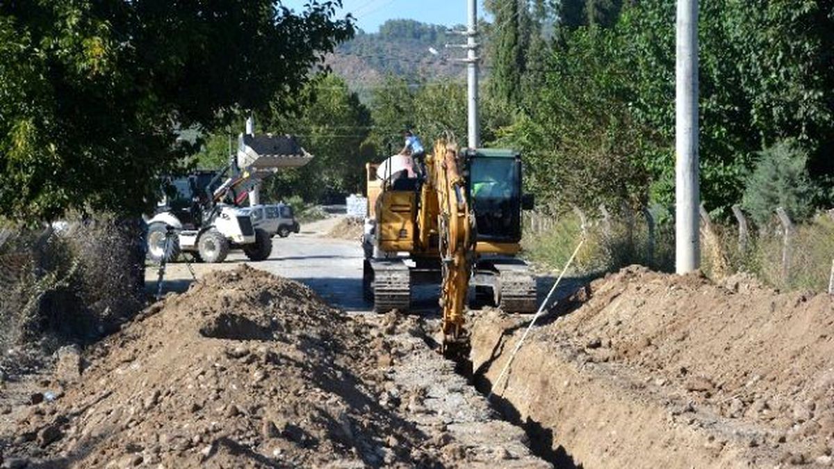 Ortaca Devlet Hastane\'sinin Kanalizasyon Hattı Tamamlandı