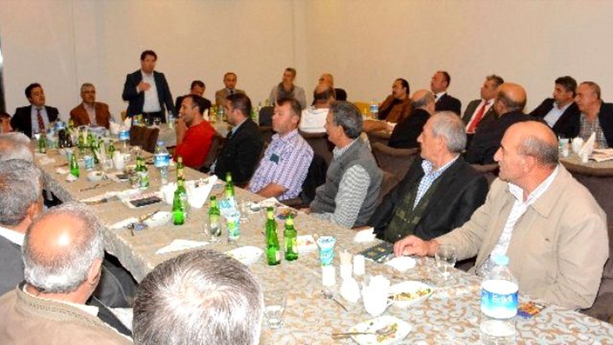 Yazgı ve İnceöz Mahalle Muhtarları ile Buluştu