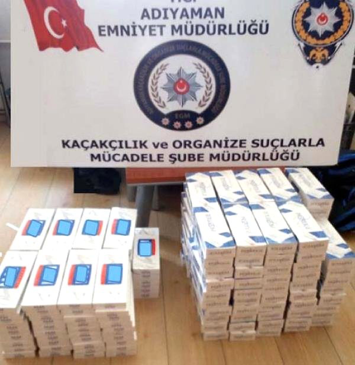 Adıyaman\'da Kaçak Sigara Operasyonu