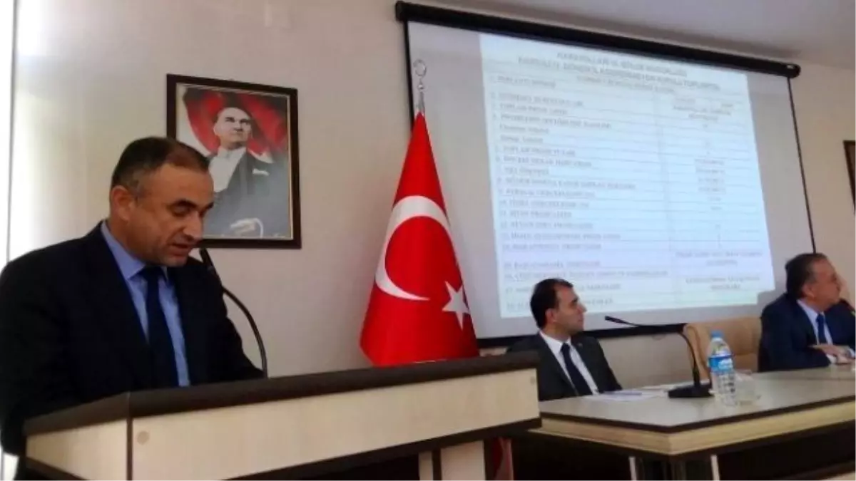 Kars\'ta 2015 Yılının Son Koordinasyon Kurulu Toplantısı Yapıldı