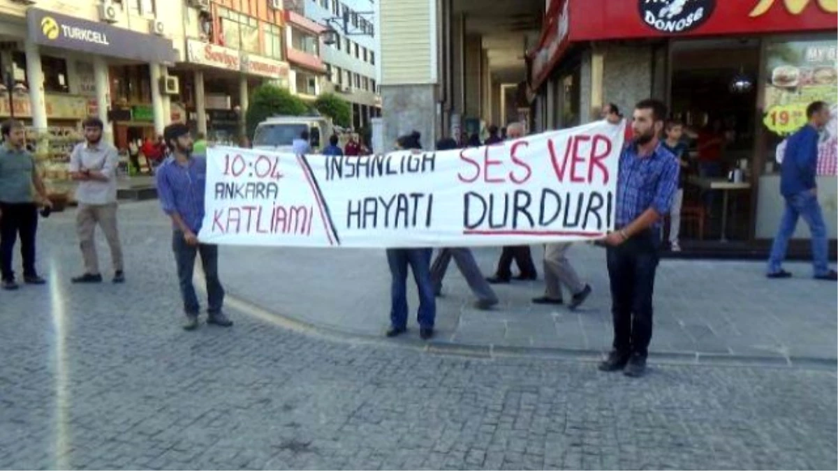 Ankara Saldırısını Hatay\'da Protesto Eden Gruba Müdahale: 6 Gözaltı
